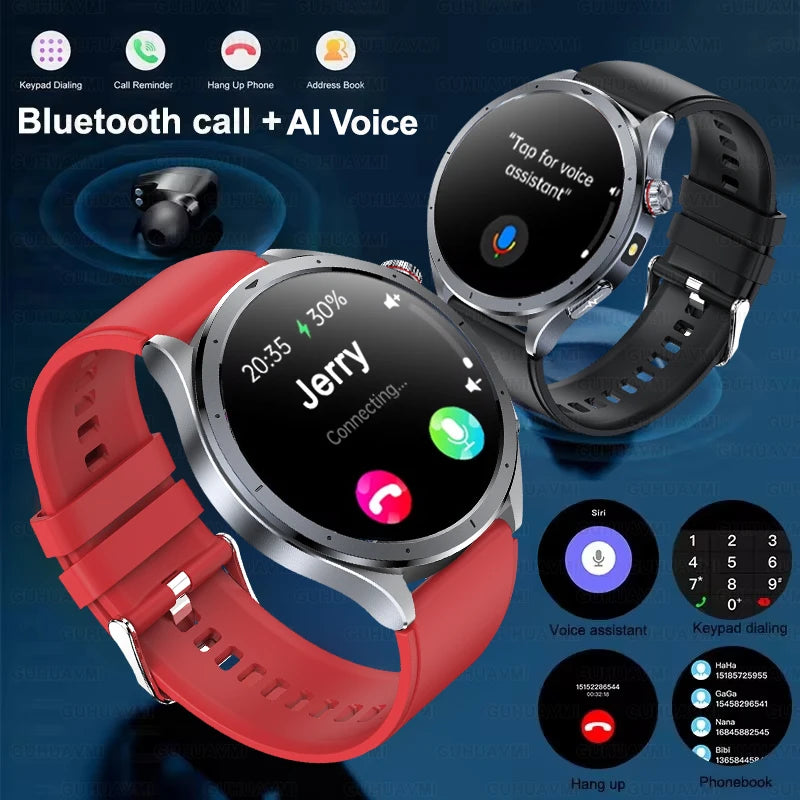 2025 AI Health Smartwatch Body Fat ECG PPG BP SpO₂