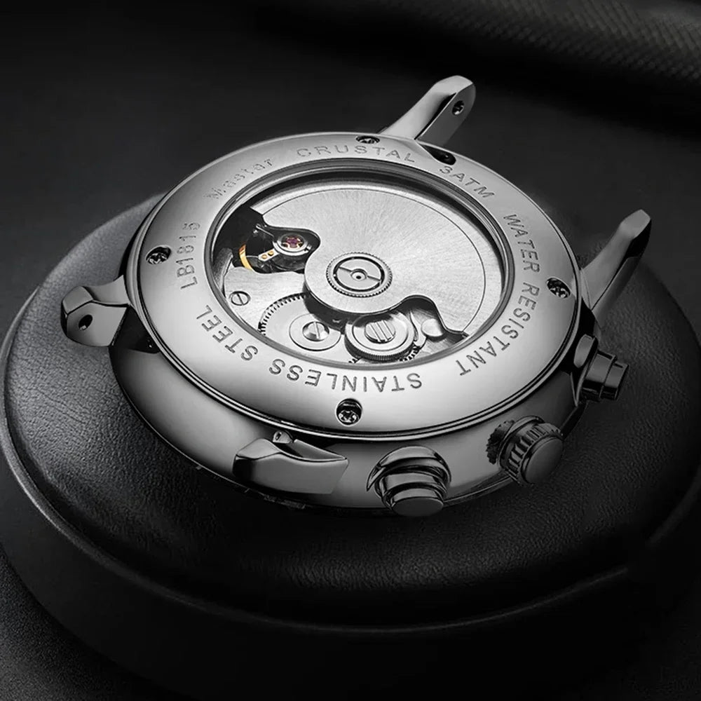 Mens Fashion Mechanical Watches Business Automatic Wristwatch Stainless Steel Luminous Designer 2023