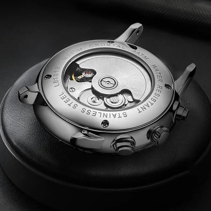 Mens Fashion Mechanical Watches Business Automatic Wristwatch Stainless Steel Luminous Designer 2023