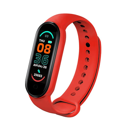 M6 Smart Watch Men Women Fitness Smart Bracelet Sports Band Multi-function Watches