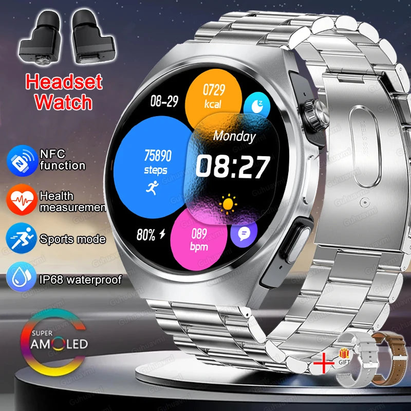 2in1 Smartwatch TWS Earbuds HR & SpO Bluetooth