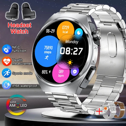 2in1 Smartwatch TWS Earbuds HR & SpO Bluetooth