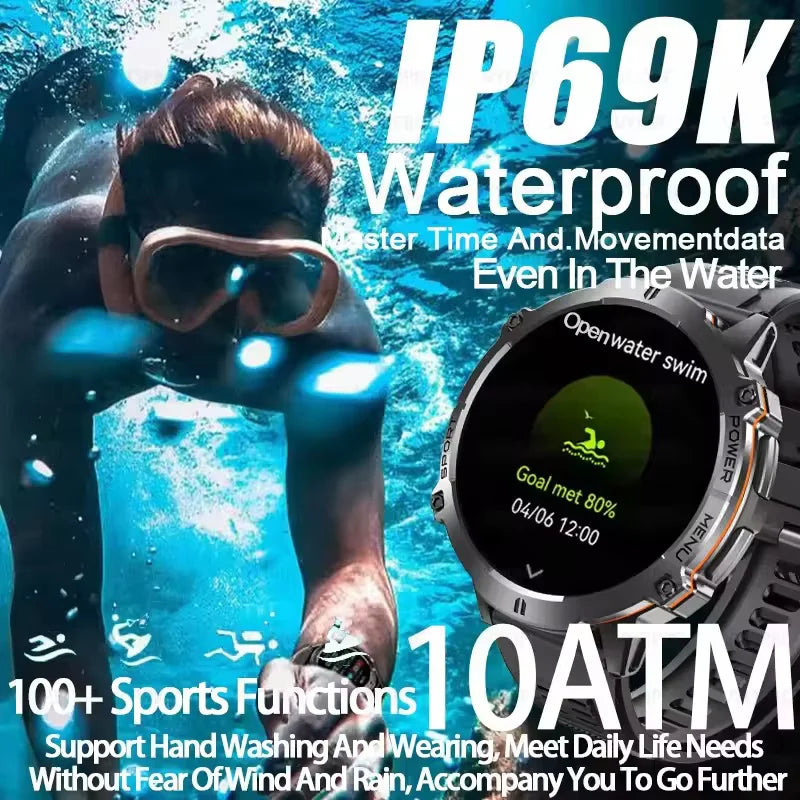 TRex 3 Ultra Smartwatch 1000mAh waterproof GPS