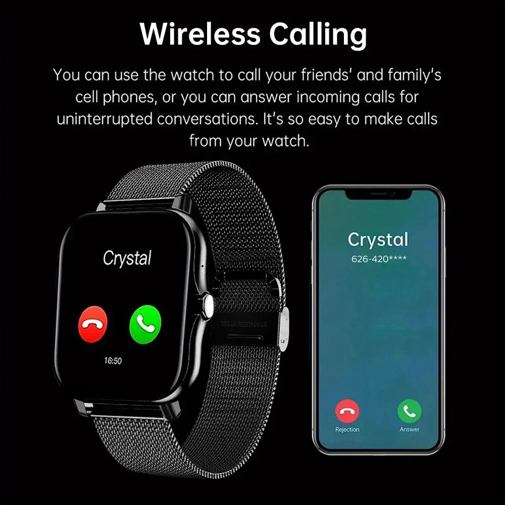 Urban Gear Co. 2025 Smartwatch – Heart Rate & Oxygen Monitor