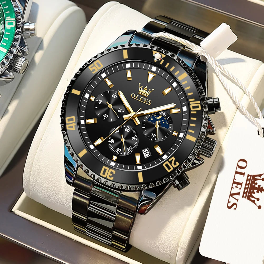 Urban Gear Co. OLEVS Original Men’s Watch – Waterproof Luxury Chronograph