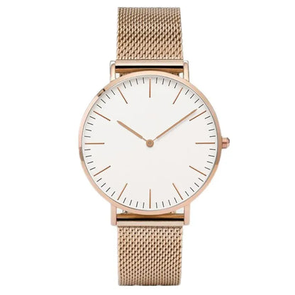 Urban Gear Co. Luxury Rose Gold Watch Women Bracelet Watches Brand Ladies Casual Quartz Watch Steel Women's Wristwatch