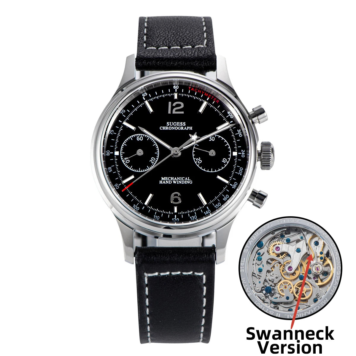 Sugess 1963 Pilot Chronograph Watch