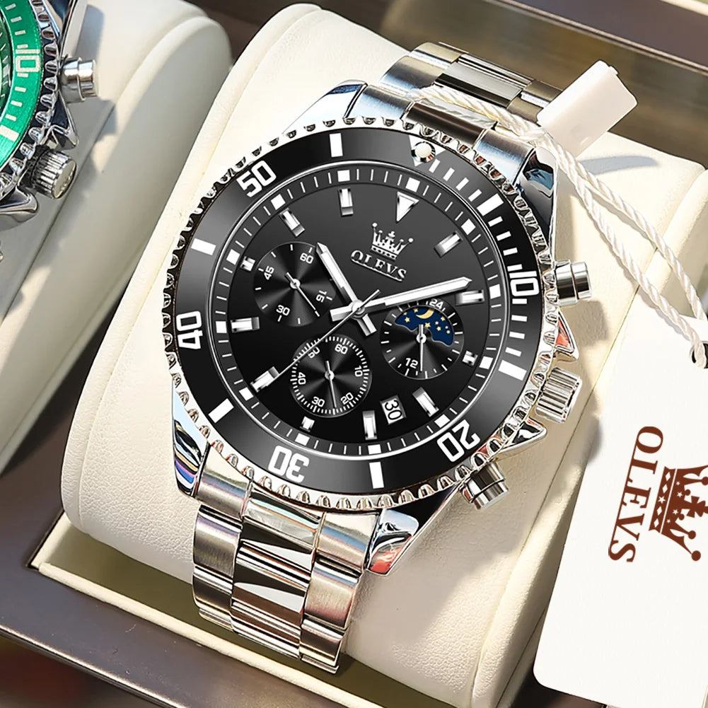 Urban Gear Co. OLEVS Original Men’s Watch – Waterproof Luxury Chronograph