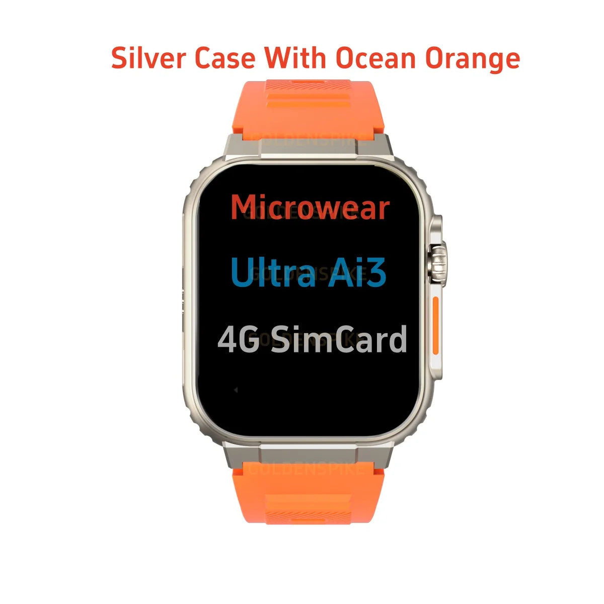 Ultra Ai3 Smartwatch 5G 180° Rotating Camera Google Play GPS WIFI 2.2inch Smartwatch Men