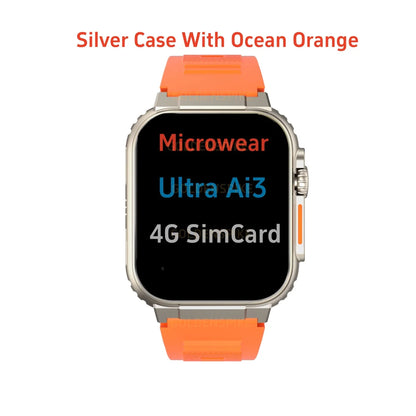 Ultra Ai3 Smartwatch 5G 180° Rotating Camera Google Play GPS WIFI 2.2inch Smartwatch Men