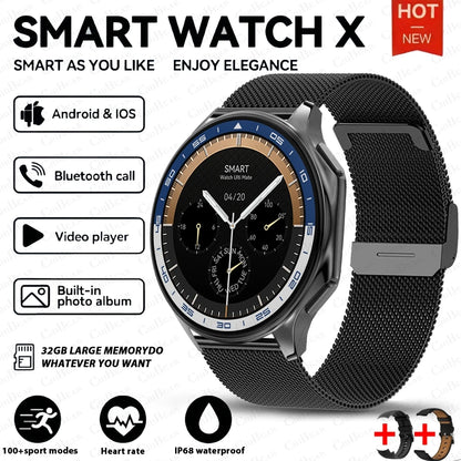 OPPO Watch X AMOLED 32GB Smartwatch Waterproof Men Smart Watch 2024