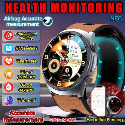 New AI ECG Health Smartwatch for Men