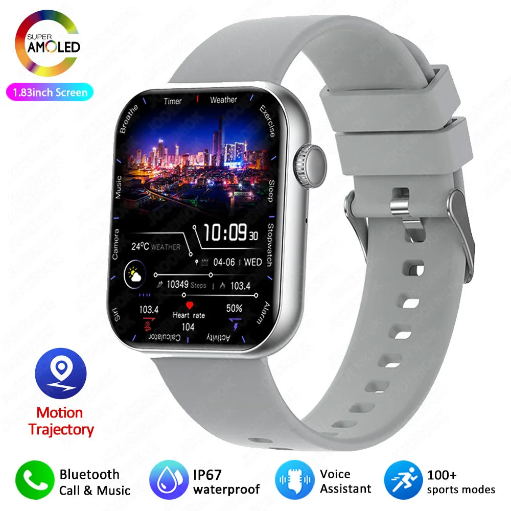 2025 New Smartwatch Men Android IOS Phone 1.9"HD Screen Waterproof Smart Watch Women