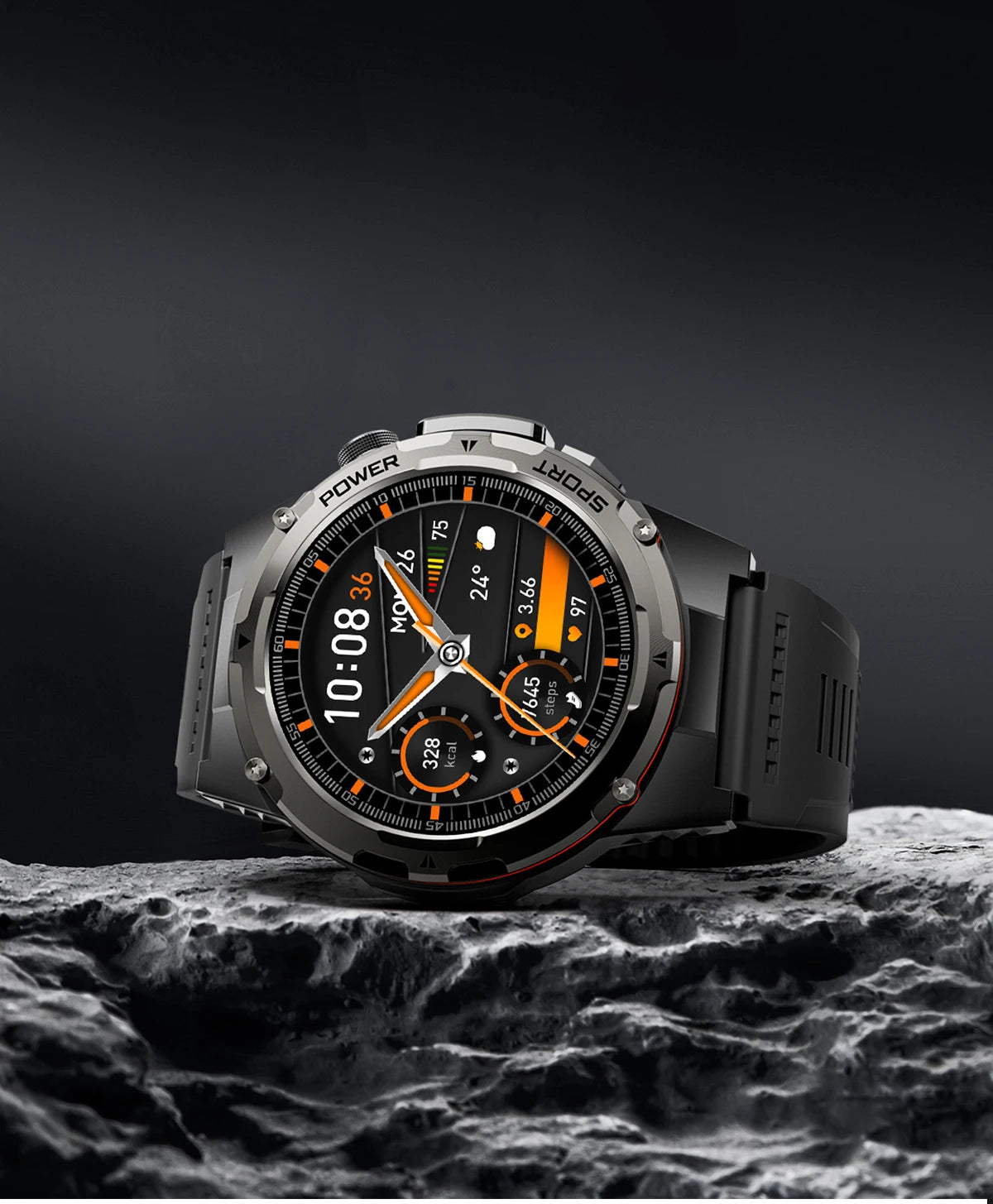 2025 New T-Rex 3 GPS Track Smart Watch Men 3ATM Waterproof UV Infrared 1.39-inch NFC Bluetooth Call Heart Rate Sport Smart Watch
