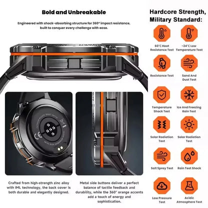 X3 Rugged Outdoor Smartwatch — 1000 mAh