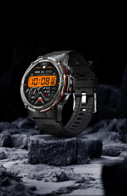 2025 New T-Rex 3 GPS Track Smart Watch Men 3ATM Waterproof UV Infrared 1.39-inch NFC Bluetooth Call Heart Rate Sport Smart Watch