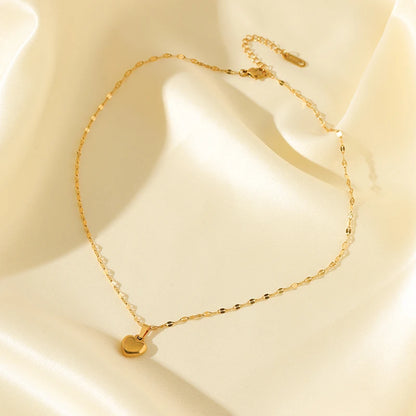 EILIECK 316L Stainless Steel Heart Love Necklace Bracelets Earrings Set For Women New Trendy 18K Gold Plated Waterproof Jewelry