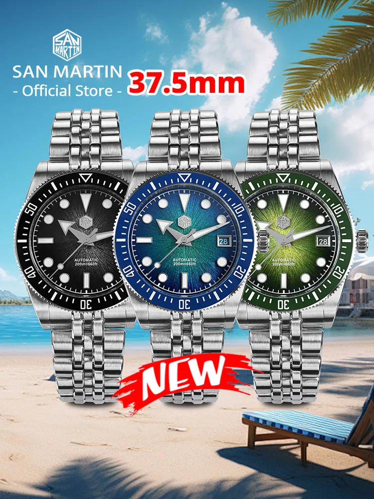 San Martin 40mm Automatic Diver Watch