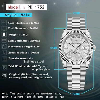 PAGANI DESIGN DD36 Automatic Double Calendar