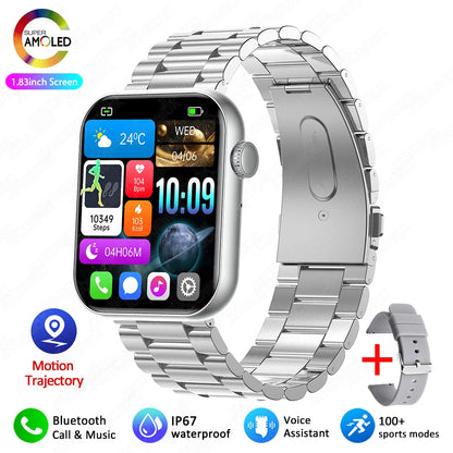2025 New Smartwatch Men Android IOS Phone 1.9"HD Screen Waterproof Smart Watch Women