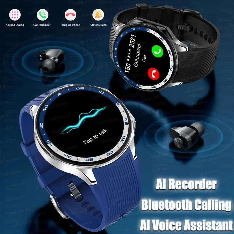2025 AMOLED Smartwatch — 32GB HD Screen BT Call