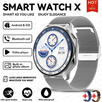 OPPO Watch X AMOLED 32GB Smartwatch Waterproof Men Smart Watch 2024