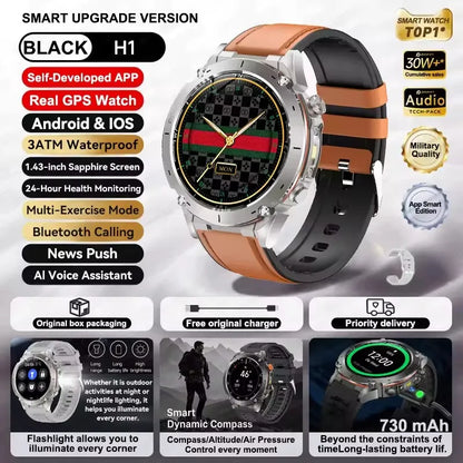 Urban Gear Co. 2025 Military Sport Smartwatch