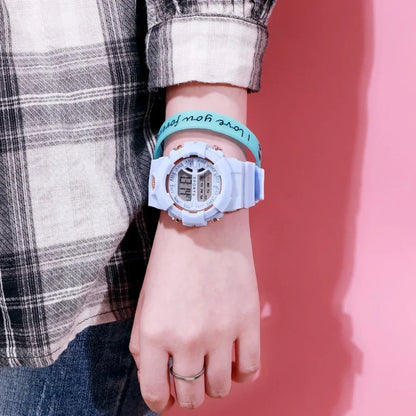 New Minimalist Electronic Watch Student Sports Waterproof Children Luminous Multifunctional Electronic Watches for Women and Men