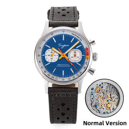 Sugess Men Mechanical Chronograph Seagull ST19