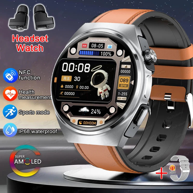 2in1 Smartwatch TWS Earbuds HR & SpO Bluetooth