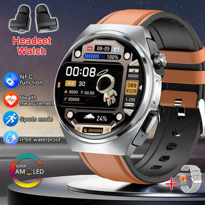 2in1 Smartwatch TWS Earbuds HR & SpO Bluetooth