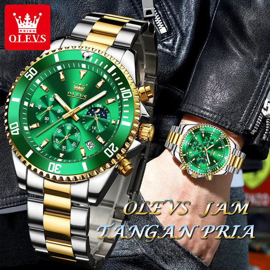 Urban Gear Co. OLEVS Original Men’s Watch – Waterproof Luxury Chronograph