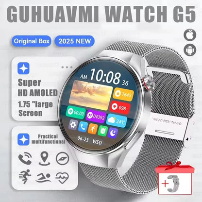 Urban Gear Co. 2025 G5+ Smartwatch – Fitness, GPS & AMOLED Display