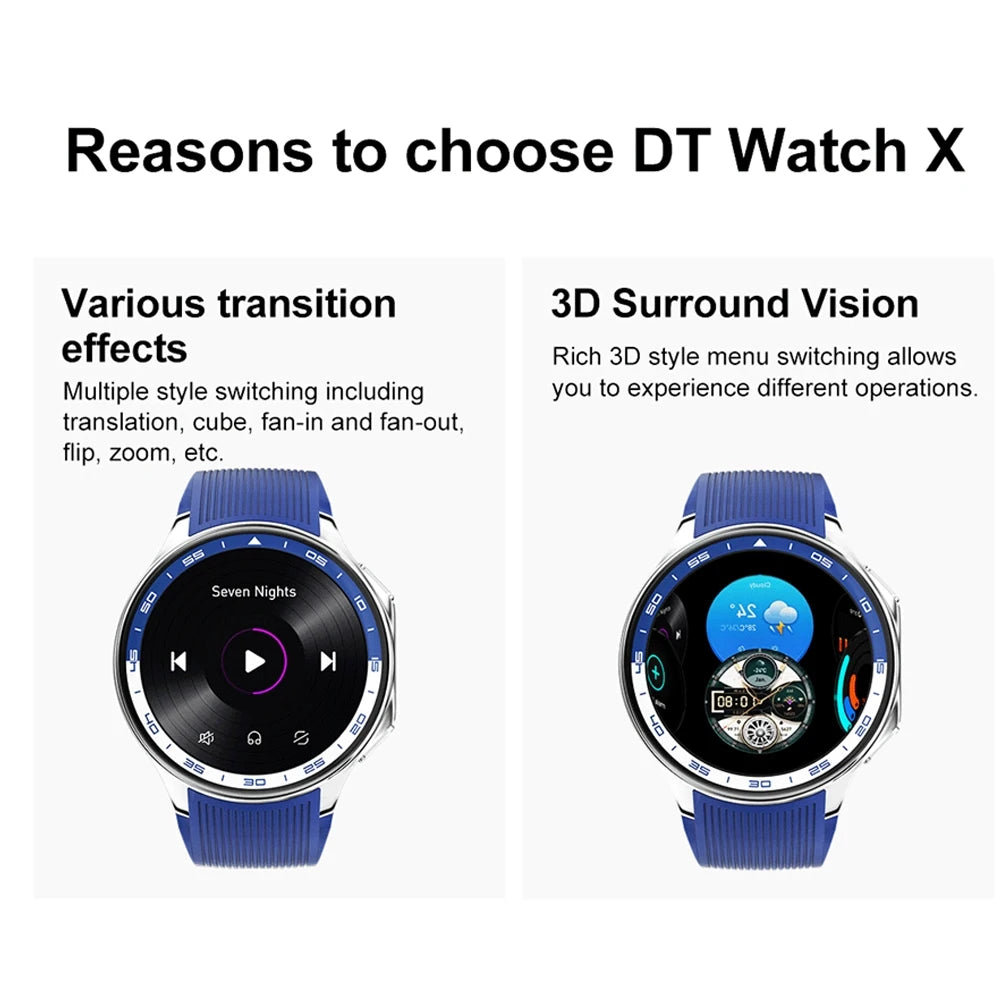 OPPO Watch X AMOLED 32GB Smartwatch Waterproof Men Smart Watch 2024