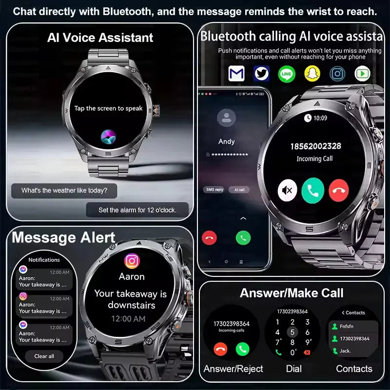 TRex 3 Ultra Outdoor Smartwatch — GPS 10 ATM 1000 mAh