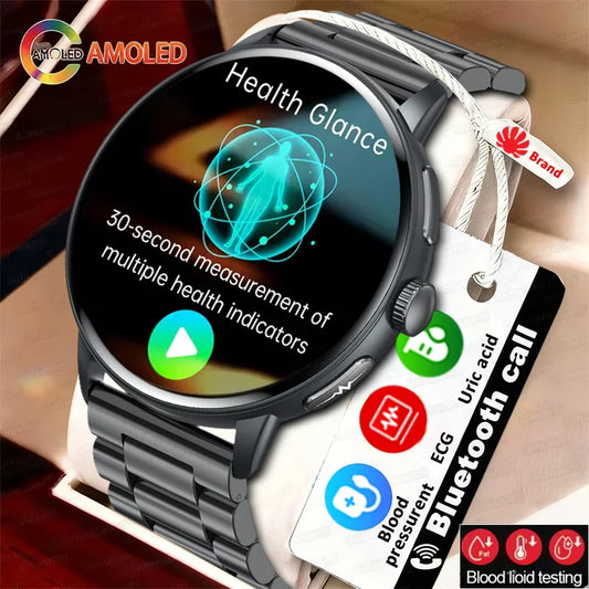 2025 AI Health Smartwatch — Body Fat ECG + PPG BP SpO