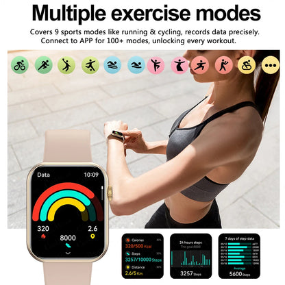 2025 New Smartwatch Men Android IOS Phone 1.9"HD Screen Waterproof Smart Watch Women