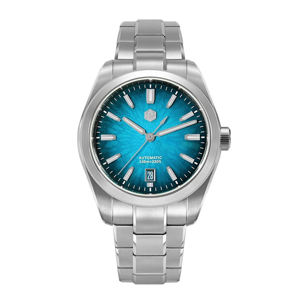 San Martin 39mm SN0144 "JianZhan" Gada Watch Miyota 9015 Original Design Chinese Style Dress Men Automatic Mechanical Watches