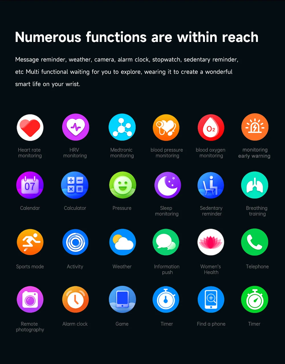 Nursing  Smart Watch for Men