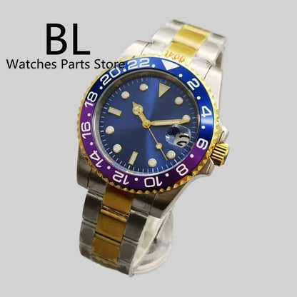 BLIGER 40mm Luxury Diver sapphire crystal