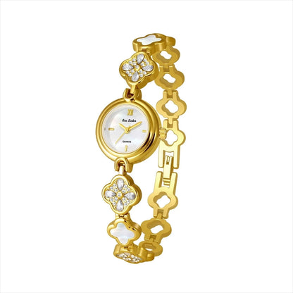 Bee Sister High-end Quartz Ladies Watches Natural Colored Shell Bracelet Women Wristwatches Elegant Temperament Woman Watch New