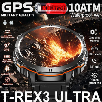 2025 Men’s Tactical Smart Watch