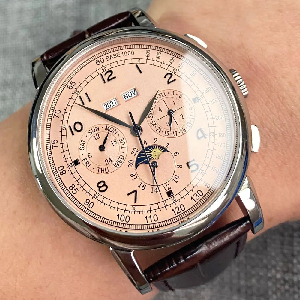 Automatic Watch for Men Multification 316L Mechanical Men's Watch