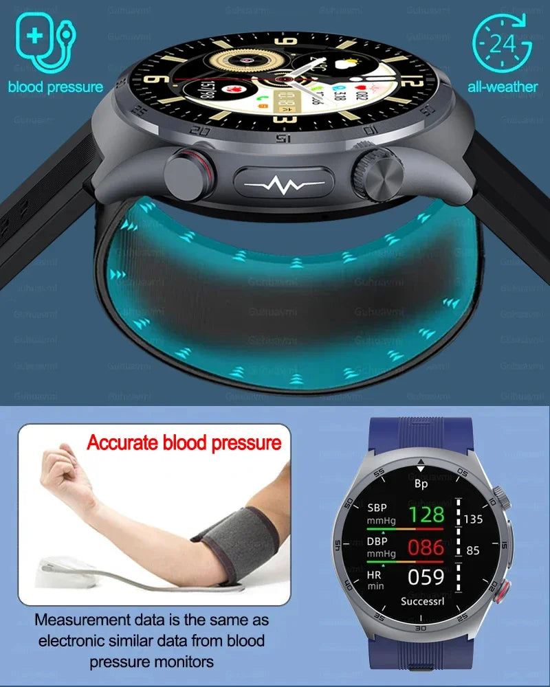 New AI ECG Health Smartwatch for Men