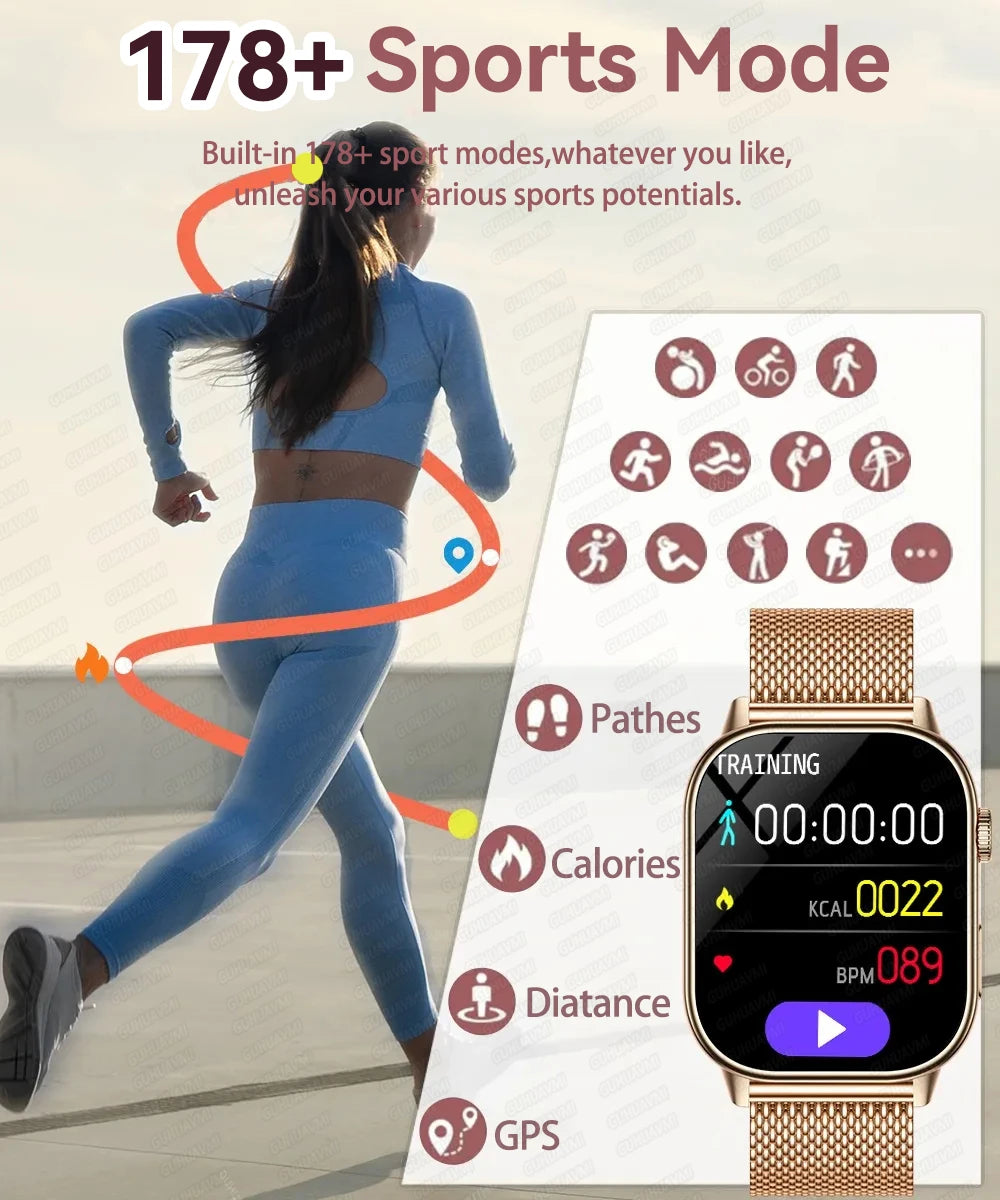 2025 New For Huawei GPS 2.01" HD AMOLED Screen Ultra NFC Series Smart Watch Men Heart Rate BT Call Fitness Smart Bracelet ladies