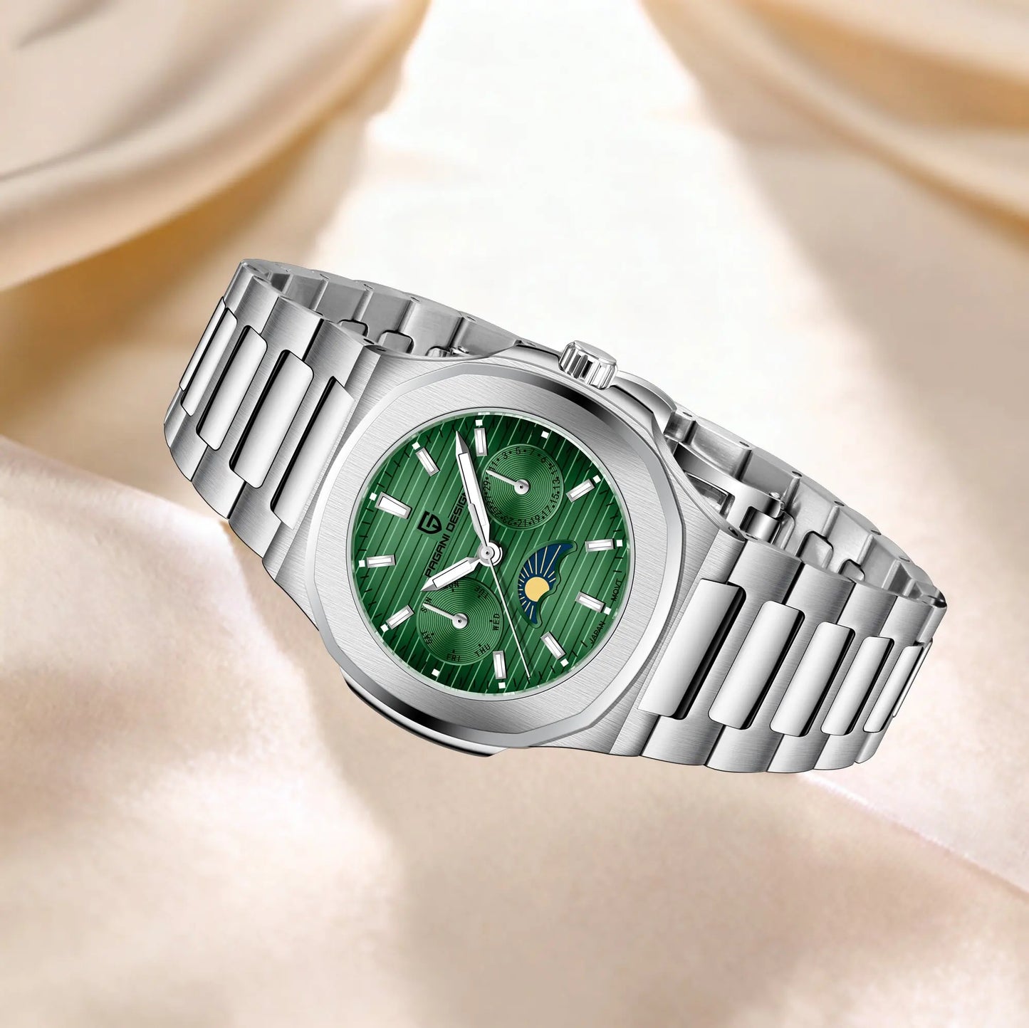 PD1786 Womens MoonPhase Quartz