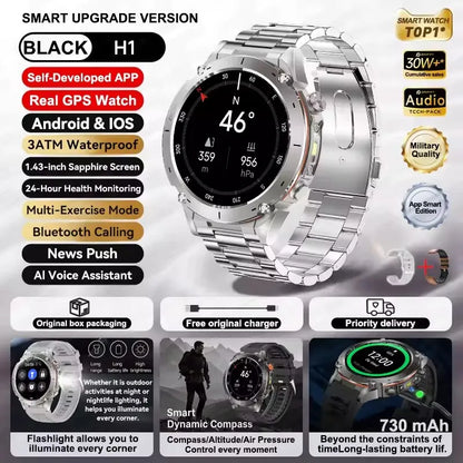 Urban Gear Co. 2025 Military Sport Smartwatch