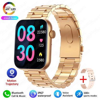 2025 New Smartwatch Men Android IOS Phone 1.9"HD Screen Waterproof Smart Watch Women