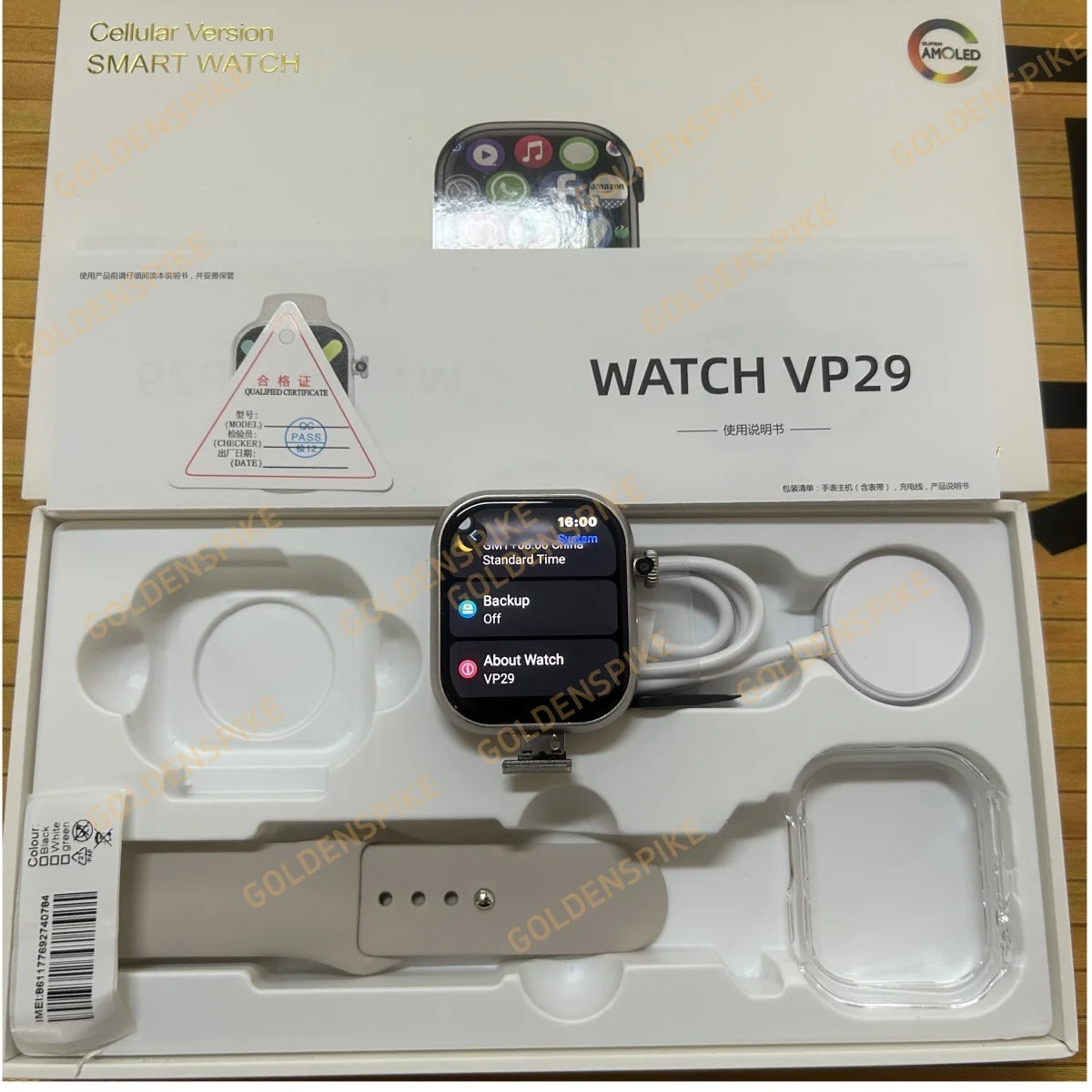 S10 Plus Cellular Version Smart Watch 4G Android 10.0 Watch 2.29'' Amoled Screen 180° Telescopic Camera WIFI Women Smartwatch