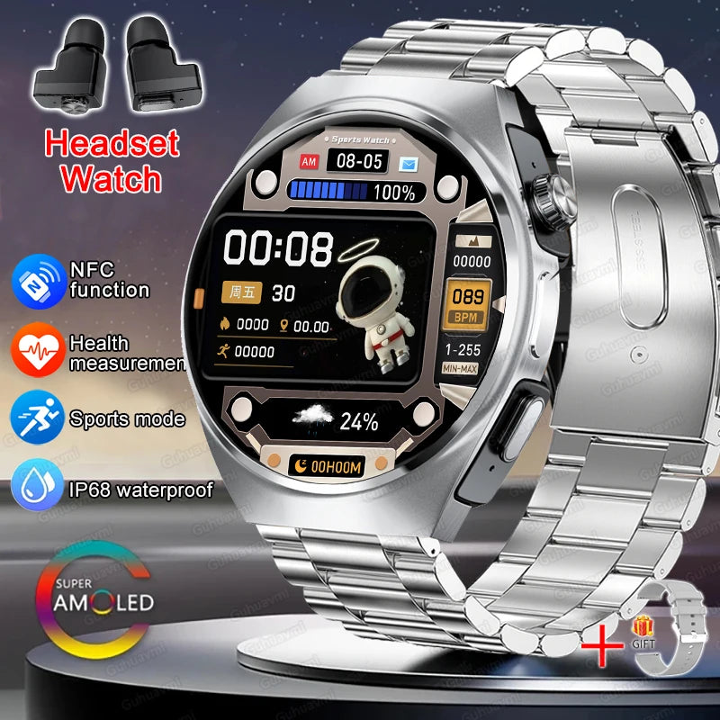 2in1 Smartwatch TWS Earbuds HR & SpO Bluetooth
